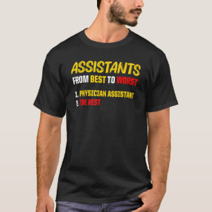 Camiseta Pa Certificado Generalizado do Assistente Médico