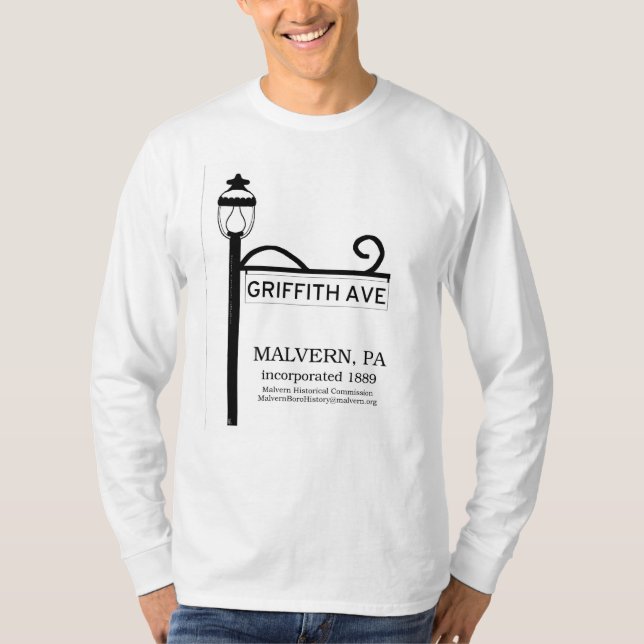 Camiseta PA de Malvern - T-shirt da avenida de Griffith (Frente)