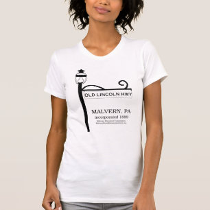 Camiseta PA de Malvern - T-shirt velho da estrada de