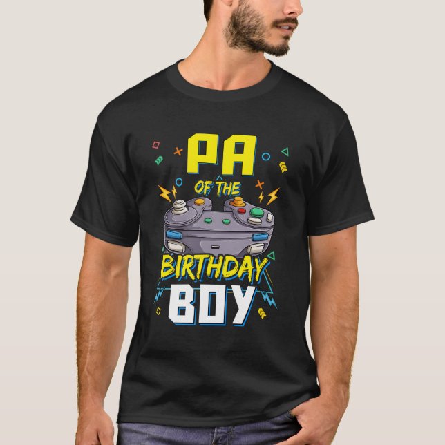 Camiseta Pa Do Pai Video Gamer Py (Frente)
