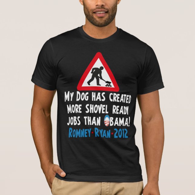 Camiseta Pá pronta - pro Romney Ryan 2012 (Frente)