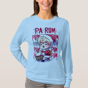 Camiseta Pa Rum Pum Pum Pum Little Drummer Boy Engraçado Xm