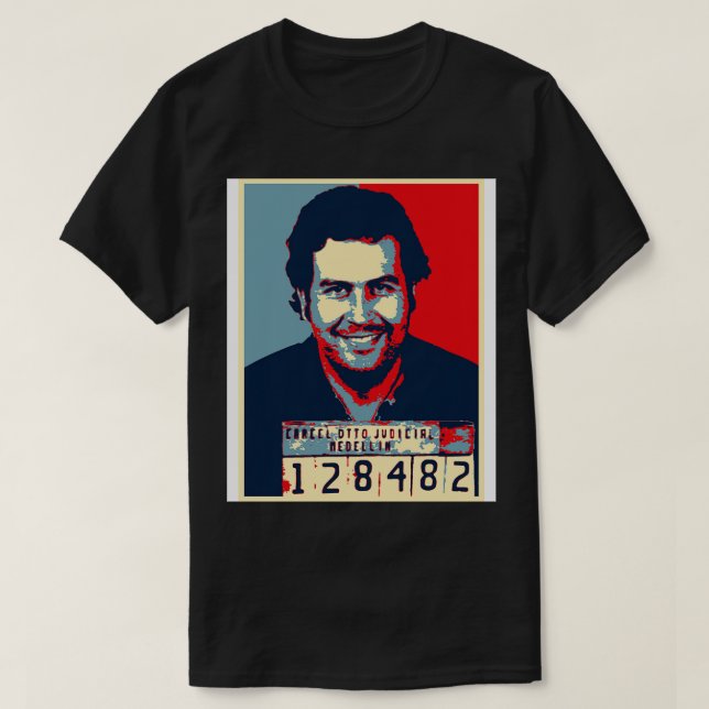 Camiseta Pablo Escobar (Frente do Design)