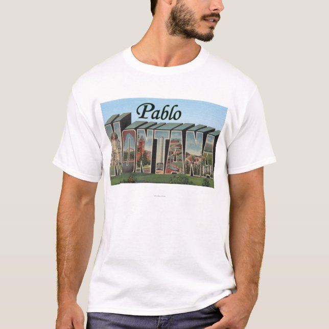 Camiseta Pablo, letra ScenesPablo de MontanaLarge, TA (Frente)