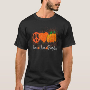 Camiseta Pabóbora de amor pela paz, Engraçado Ação de Graça
