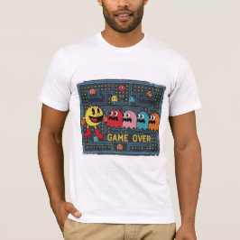 Camiseta Pac-Man Game Over T-Shirt – Retro Arcade Gaming Te