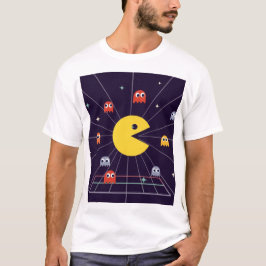 Camiseta Pac-Man Space T-Shirt – Retro Arcade Gaming Tee