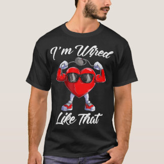 Camiseta Pacemaker Heart ICD Surgery diac Im Wired Like Tha