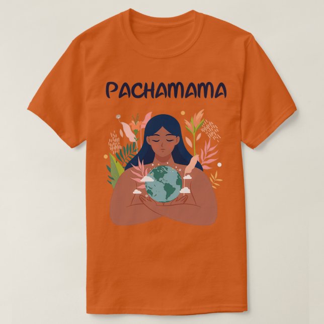 Camiseta Pachamama Mãe Natureza  (Frente do Design)