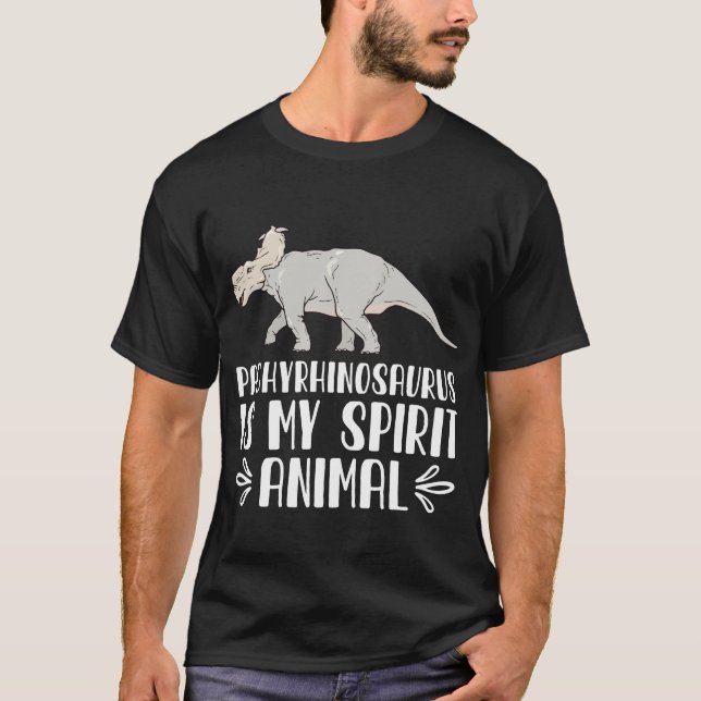 Camiseta Pachyrhinosaurus é o meu espírito (Frente)