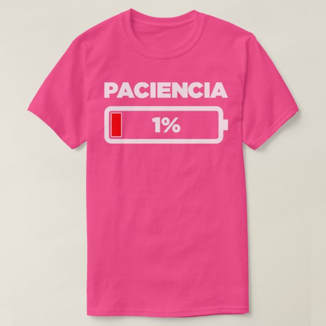 Camiseta Paciência 1 (Frente do Design)