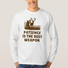 Camiseta Paciência é a melhor arma | Deer Hunting