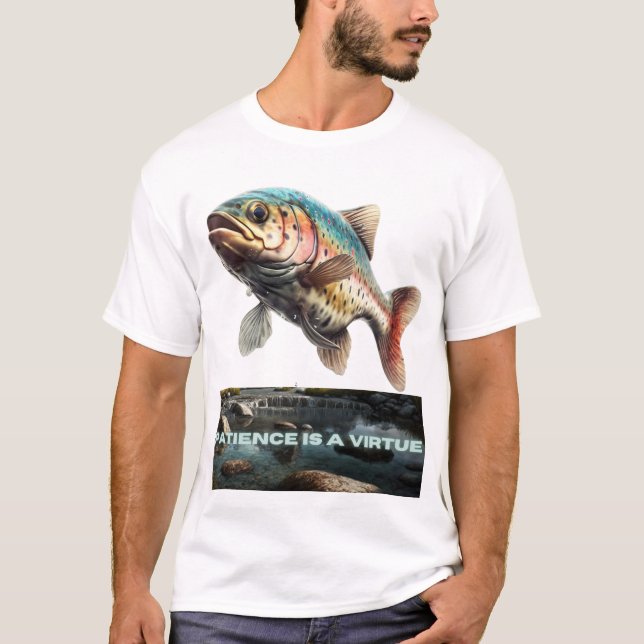 Camiseta Paciência é uma Virtude (Frente)