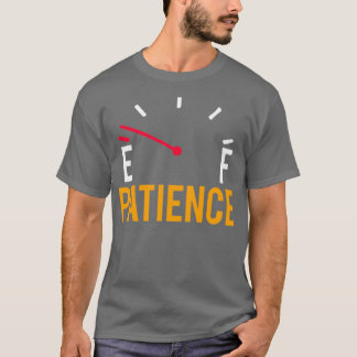 Camiseta Paciência Engraçada Com Paródia Automóvel Com Baix