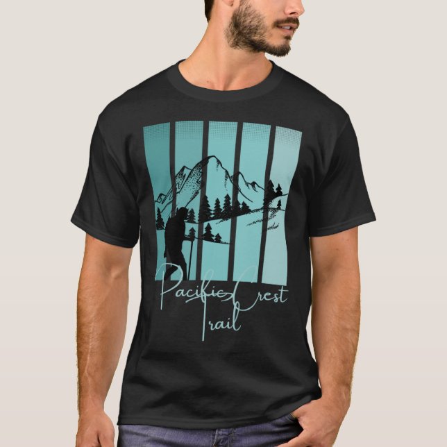 Camiseta Pacific Crest Trilha PCT Caminhando Parque Naciona (Frente)