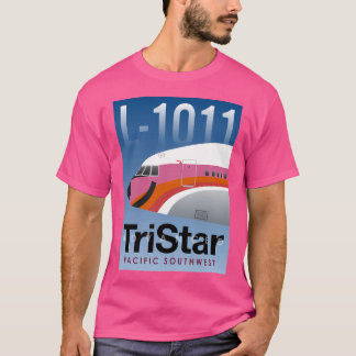 Camiseta Pacific Southwest Airlines Lockheed L-1011 Tristar