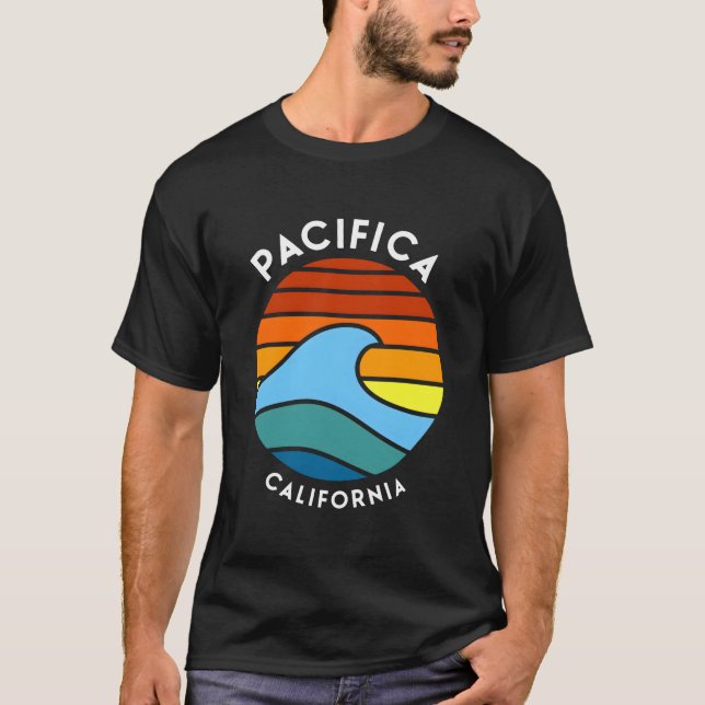 Camiseta Pacifica California Wave (Frente)