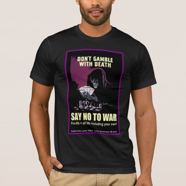 Camiseta Pacífico não jogue com morte (Frente)