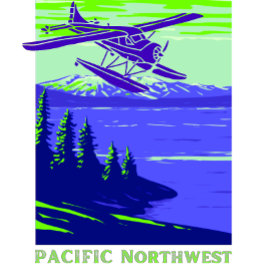 Camiseta Pacífico Noroeste de Seattle