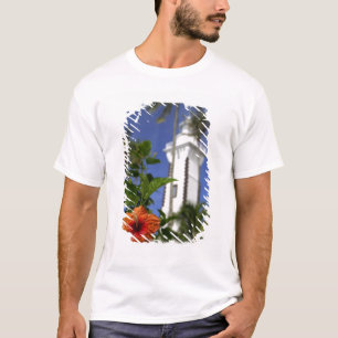 Camiseta Pacífico Sul, Polinésia Francesa, Taiti. Hibisco