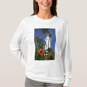 Camiseta Pacífico Sul, Polinésia Francesa, Taiti. Hibisco