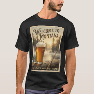 Camiseta Pacifisht Pacifista Pesca Vintage Pôr-do-sol Engra