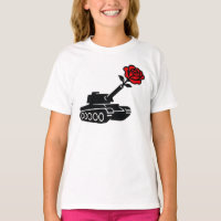 Pacifismo anti-guerra do tanque de Rosa Floral
