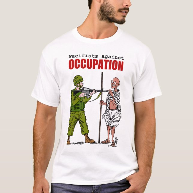 Camiseta Pacifistas contra a ocupação (Frente)