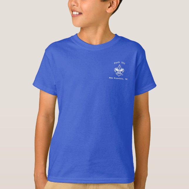Camiseta Pack 363 Scout Law Tee (Frente)