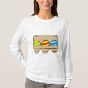 Camiseta Pack of Colorful Cartoon Easter Eggs