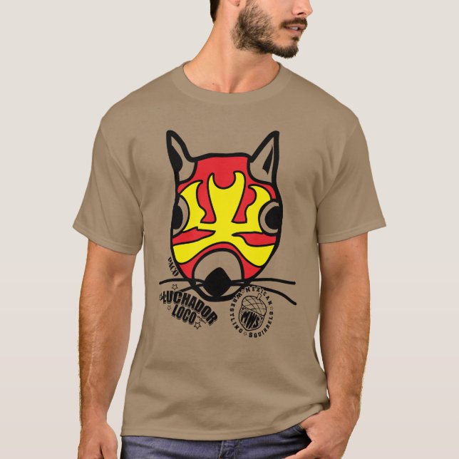 Camiseta Paco Head - Esquilos de Lutas mexicanos (Frente)