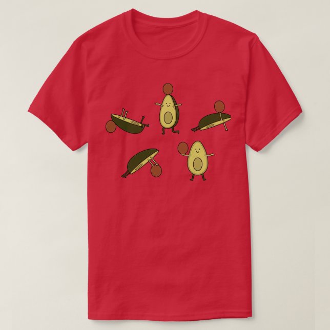 Camiseta Pacote Avocado de Treinamento (Frente do Design)