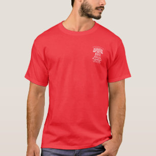 Camiseta Pacote Classe B - Vermelho (Logotipo Frontal e Tra