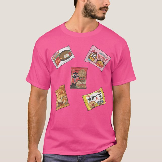 Camiseta Pacote de Buffet de Ramen (Frente)