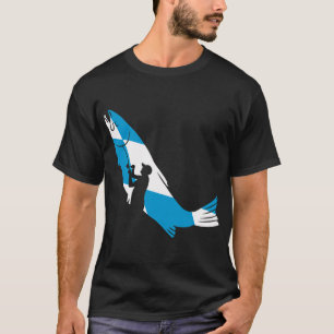 Camiseta Pacote de Coleção de Vida Marinha Kawaii Fofa