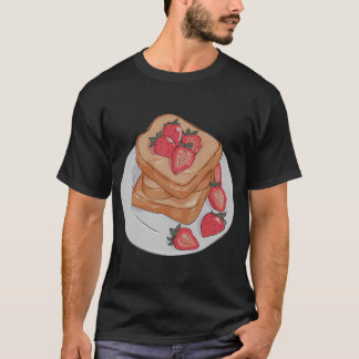 Camiseta pacote de comida de anime