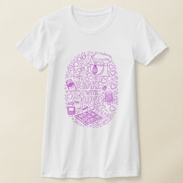 Camiseta Pacote de Confeitaria Fofo (Postura )