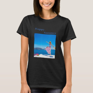 Camiseta Pacote de design do tema Feliz Verão para o seu Tr