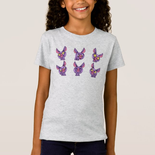 Camiseta Pacote de Emotes Desenhados à Mão | Elemento de Em (Frente)