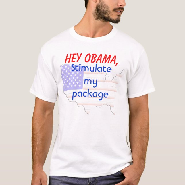 CAMISETA PACOTE DE ESTÍMULO DE OBAMA (Frente)