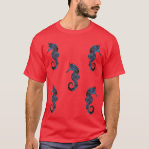 Camiseta Pacote de Imagem com Imagem do Marble Sticker Azul