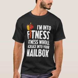 Camiseta Pacote de malhação na Caixa de Correio