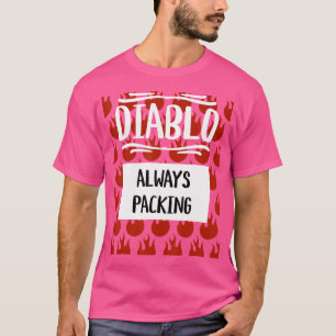 Camiseta Pacote de Molho Picante Diablo para Grupo de Hallo