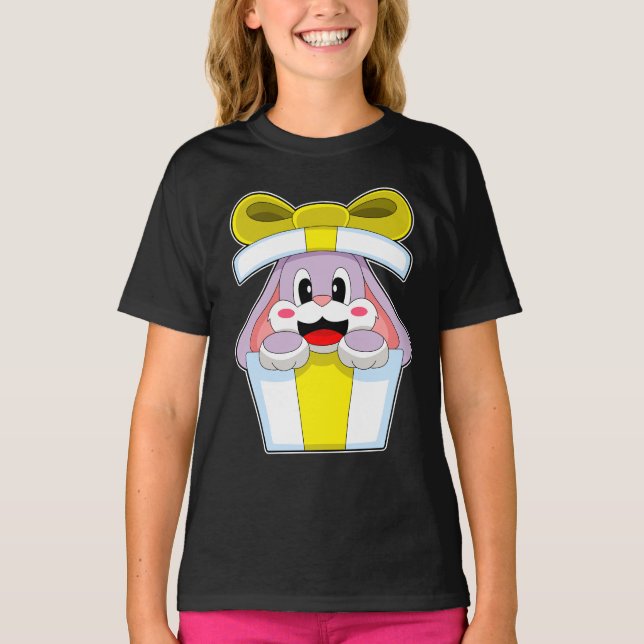 Camiseta Pacote de Natal de Coelho (Frente)