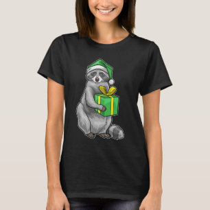 Camiseta Pacote de Natal de Guaxinim