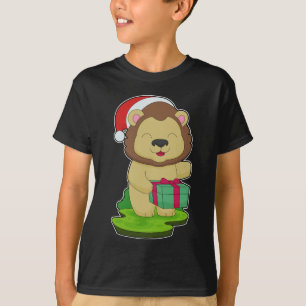 Camiseta Pacote de Natal de Leão
