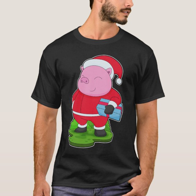 Camiseta Pacote de Natal para Suínos (Frente)