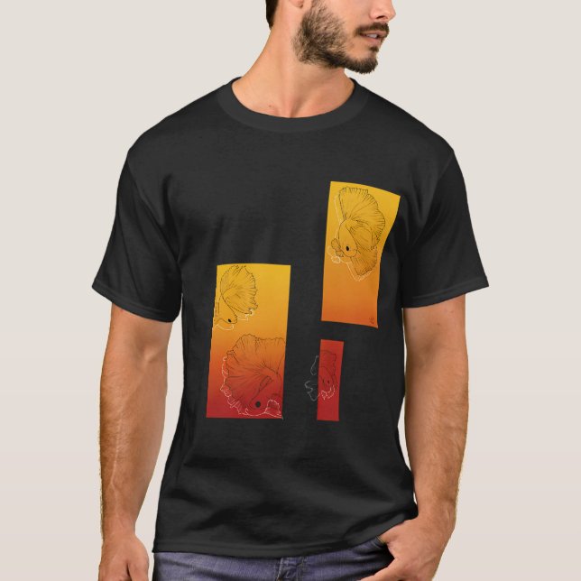 Camiseta Pacote de peixes (Frente)
