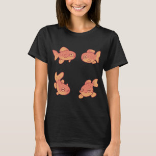 Camiseta Pacote de Peixinho Dourado Divertido