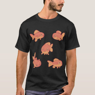 Camiseta Pacote de peixinho dourado fofo